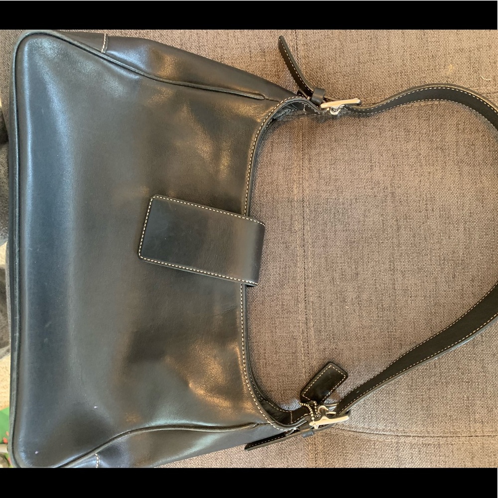 Coach Leather Handbag Black